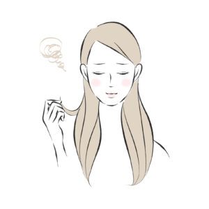 40代・50代の女性の抜け毛対策と頭皮ケアのイメージ